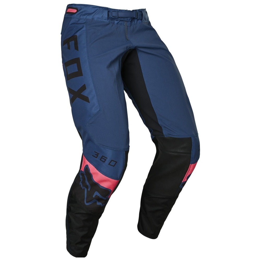 Fox Racing 360 Dier MX Off road Youth Motocross Pants Blue Pink Kids Size 22Y